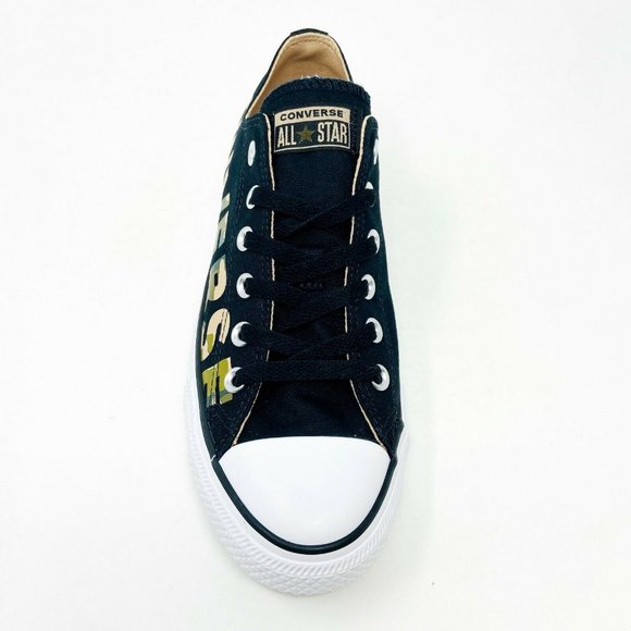 Converse Chuck Taylor All Star Ox Camo Black Logo Mens 4 Womens 6 Shoes 166234F - Picture 4 of 5
